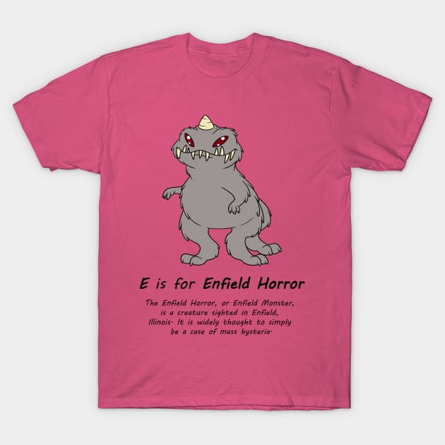 Enfield Monster T-Shirt by possumtees